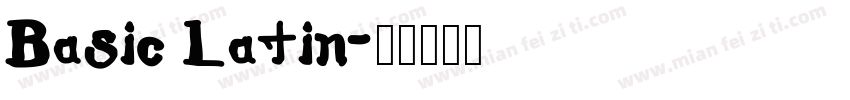 Basic Latin字体转换